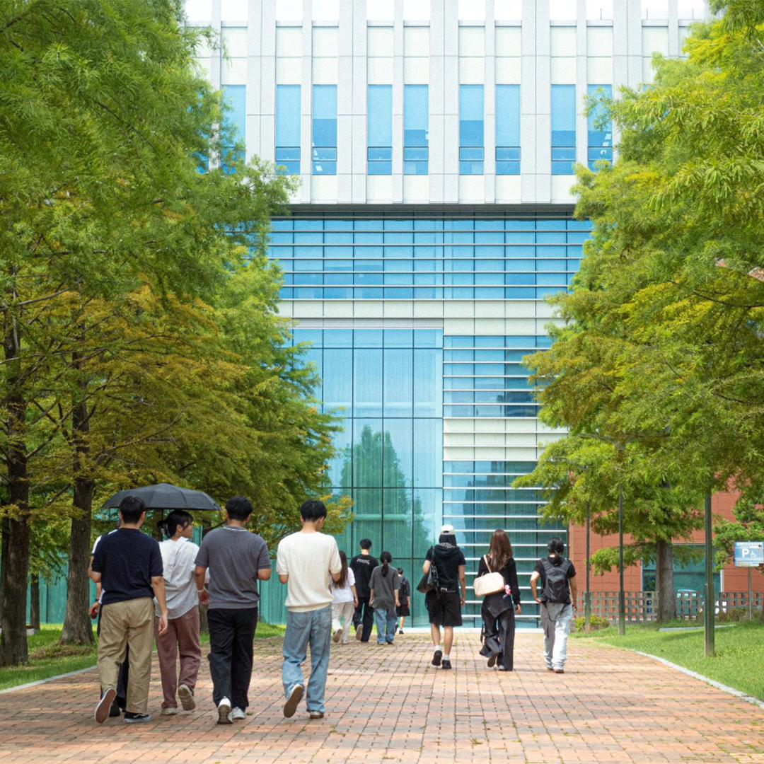 A Lively Scene of Incheon National University’s Campus