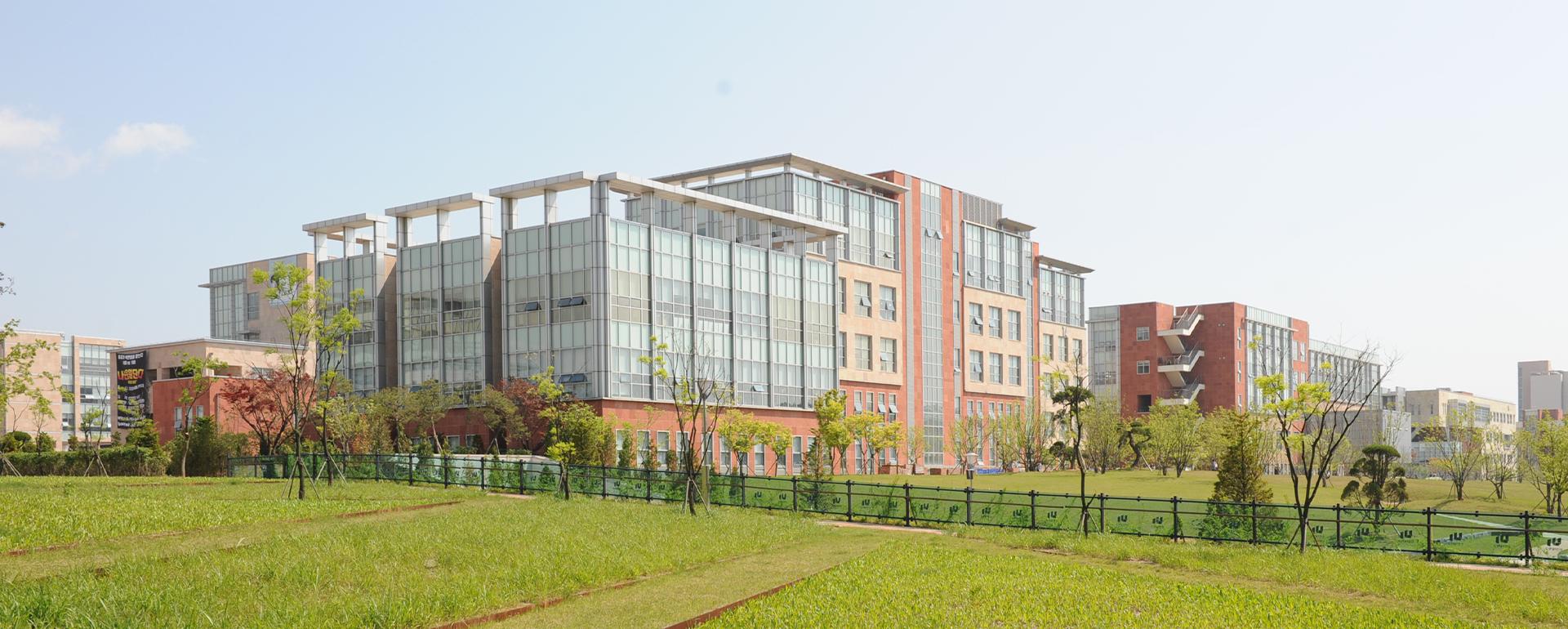 campus in spring